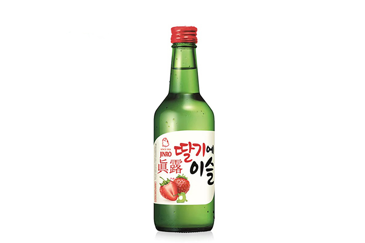 JINRO SOJU STRAWBERRY FLAVOR 13PERCENT 360ML